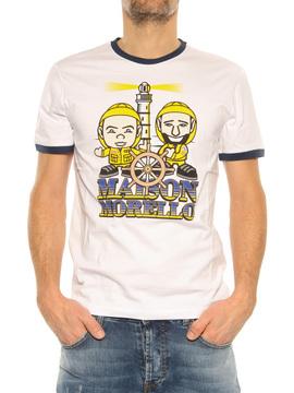 T-Shirt “Benigni“ Frankie Morello white