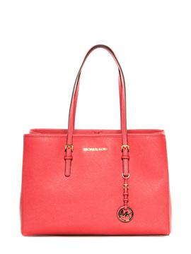 Bag “Jet Set Travel” Michael Kors red