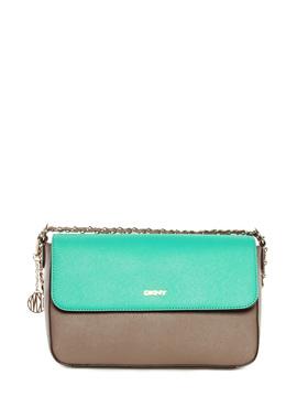 Shoulder bag DKNY green-grey