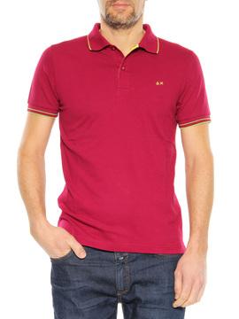 Polo Sun68 bordeaux