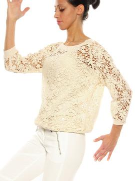 Sweater Twin-Set beige