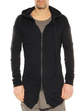 Long Hoodie Thom Krom black