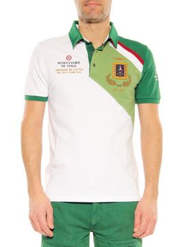 Polo Aeronautica Militare green-white