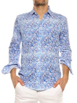 Shirt Stefano Calmonte blue