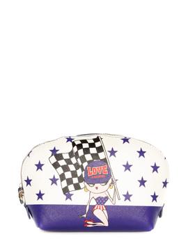 Purse Moschino Love purple