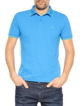 Polo Sun68 light blue