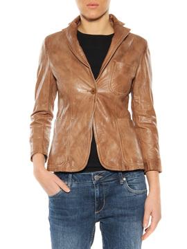 Leather jacket Bully brown