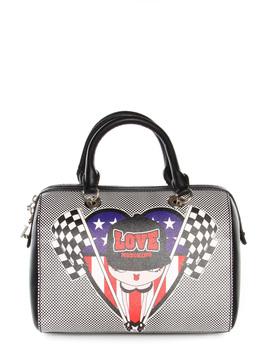 Bag Moschino Love black-white