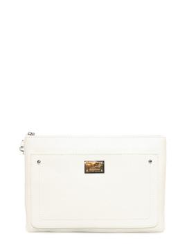 Clutch Moschino Love white