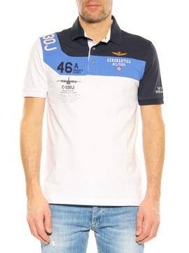 Polo Aeronautica Militare blue-white