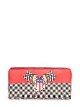 Wallet Moschino Love red