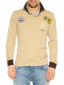 Long sleeve Polo “Benz“ Luis Trenker beige