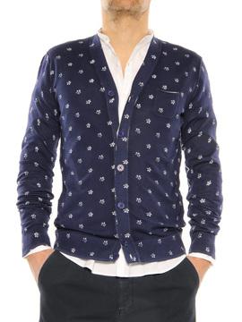 Cardigan Paolo Pecora blue