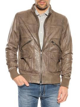 Leather jacket Bully grey