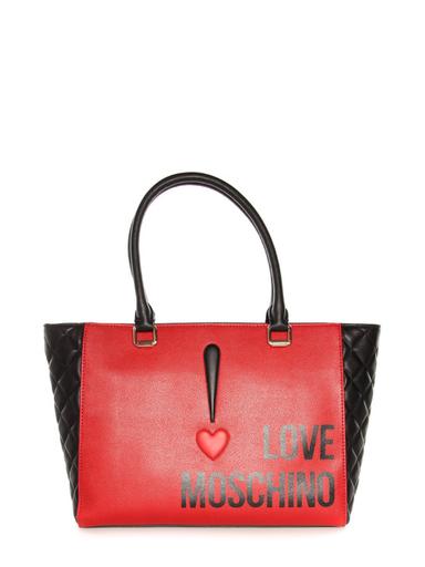 Shopper Moschino Love red