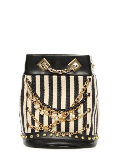 Bag La Carrie Bag large black-white