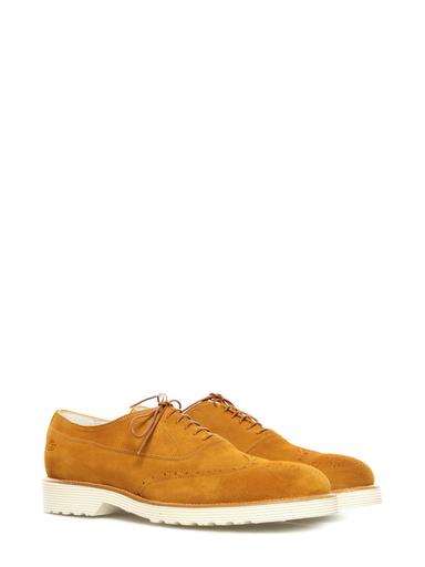 Lace up shoes Alberto Guardiani mustard yellow