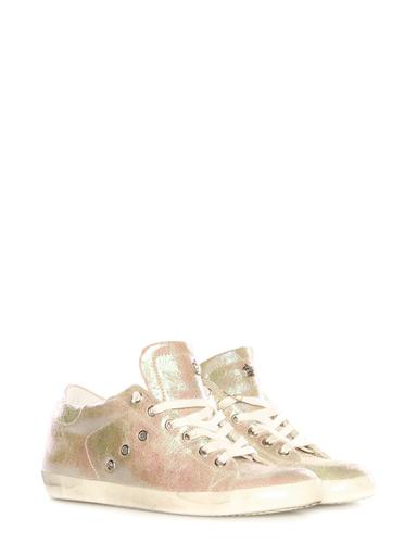 Sneakers Leather Crown beige