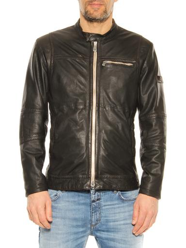 Leather jacket “Urgench“ Peuterey black