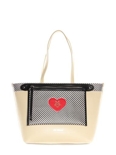 Bag Moschino Love cream