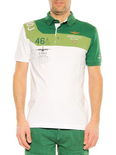 Polo Aeronautica Militare green-white