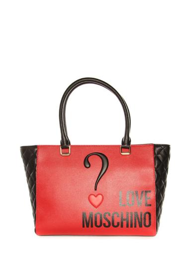 Shopper Moschino Love red