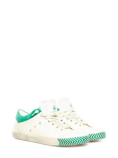 Sneakers Leather Crown white