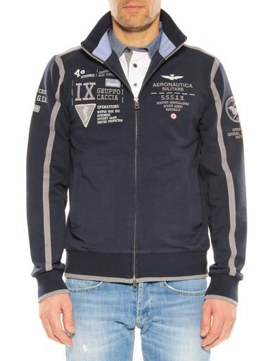 Sweater Aeronautica Militare dark blue