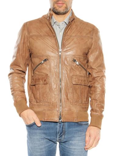 Leather jacket Bully brown